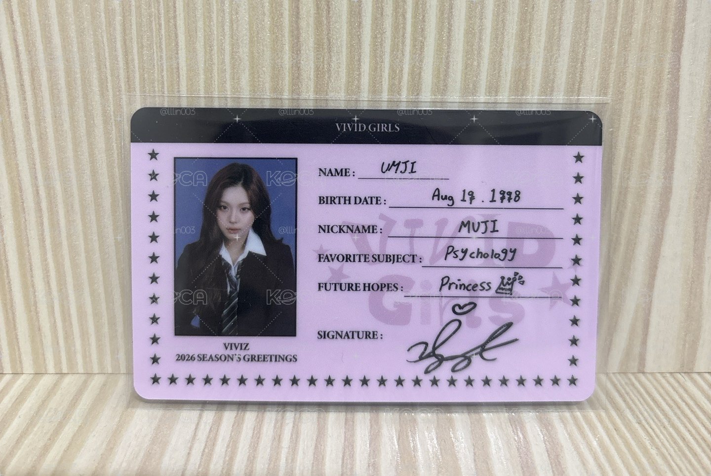 VIVIZ 2026年曆卡 UMJI