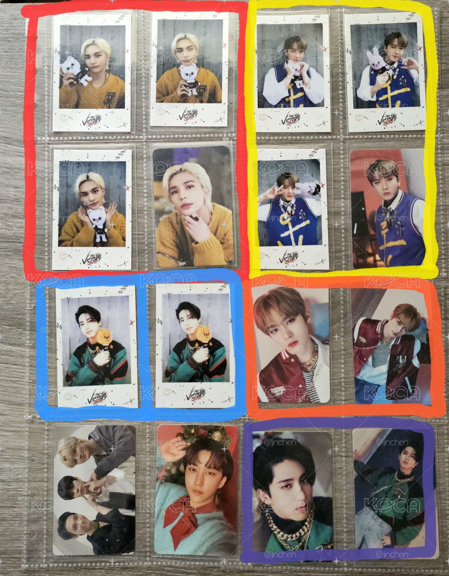 straykids 滿額拍立得小卡們