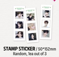 正規一 DIGIPACK ver. 三格郵票貼紙