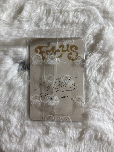 IAN Focus sr 線下2.0 簽售卡 廣州A版