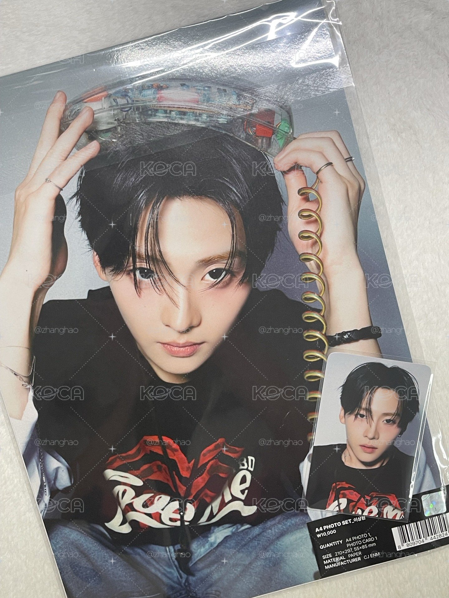 李相沅男寶明信片組