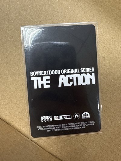 BOYNEXTDOOR TAESAN The Action 專卡