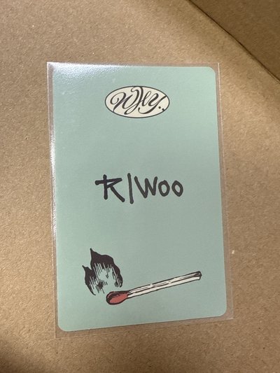 BOYNEXTDOOR RIWOO WHY.. 電子專 專輯卡 