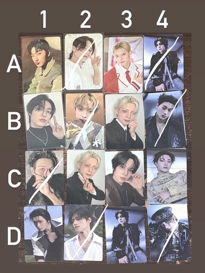 ATEEZ專卡、年曆卡、卡包卡、未拆poca