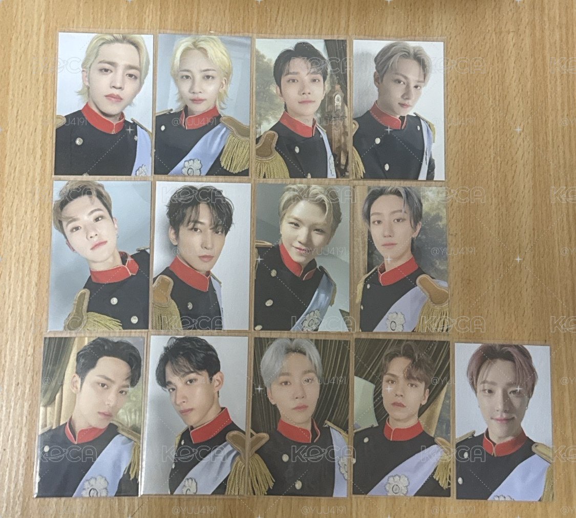 SEVENTEEN 餐盤卡