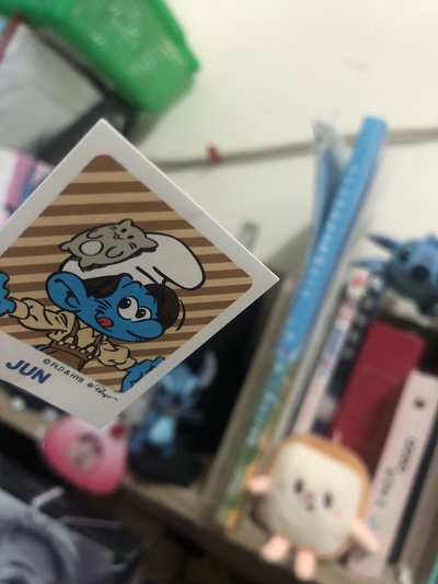 藍色小精靈貼紙