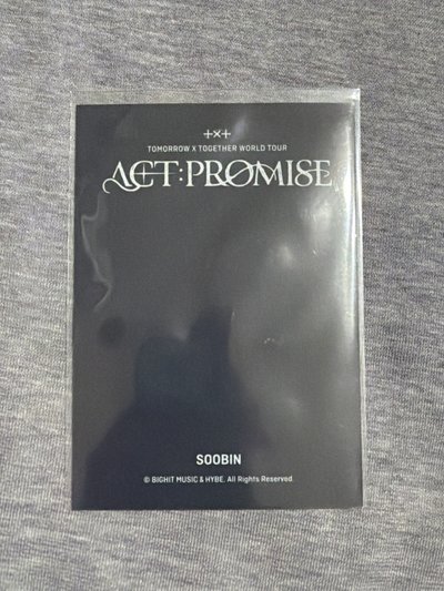 TXT 崔秀彬 首爾安可場夾克卡