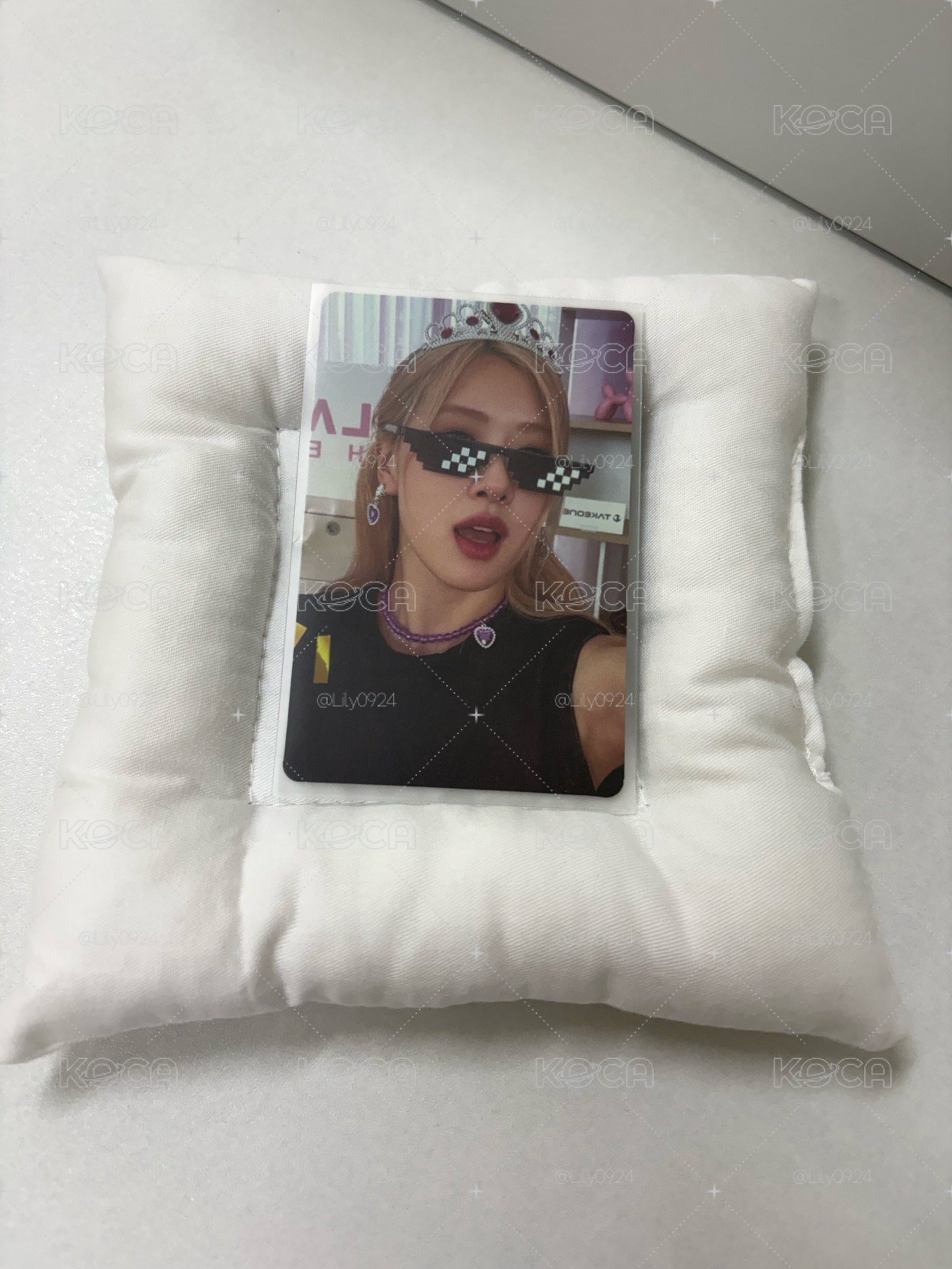朴彩英墨鏡小卡 有損