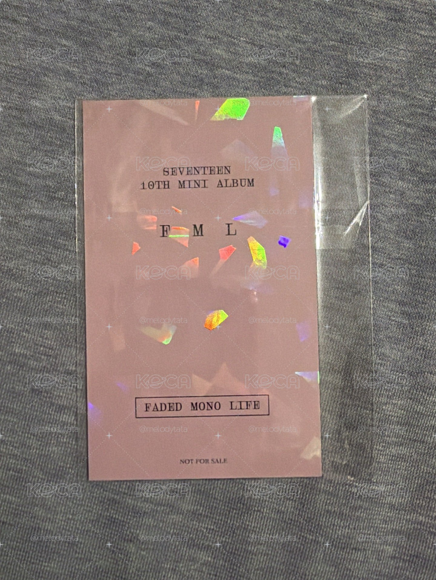 Seventeen 李碩珉DK FML抽選閃卡