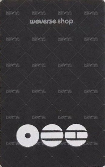 ARIRANG wvs 特典卡 快閃店 pickup卡 背面