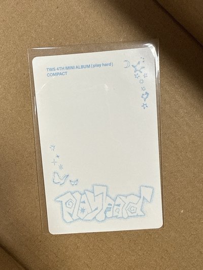 Play Hard SHINYU 單封專輯卡 