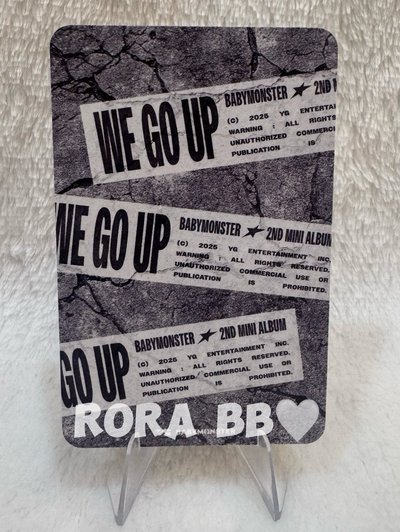 競標 🩵BABYMONSTER RUKA We go up打歌卡 比耶露