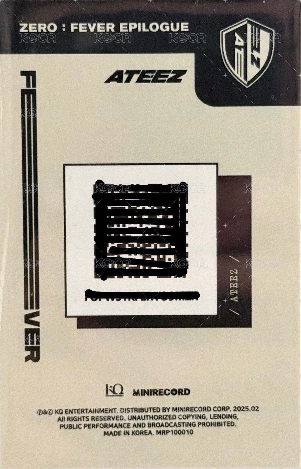 FEVER再版專 專輯卡 QR 背面