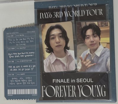 DAY6 安可場第六天入場卡