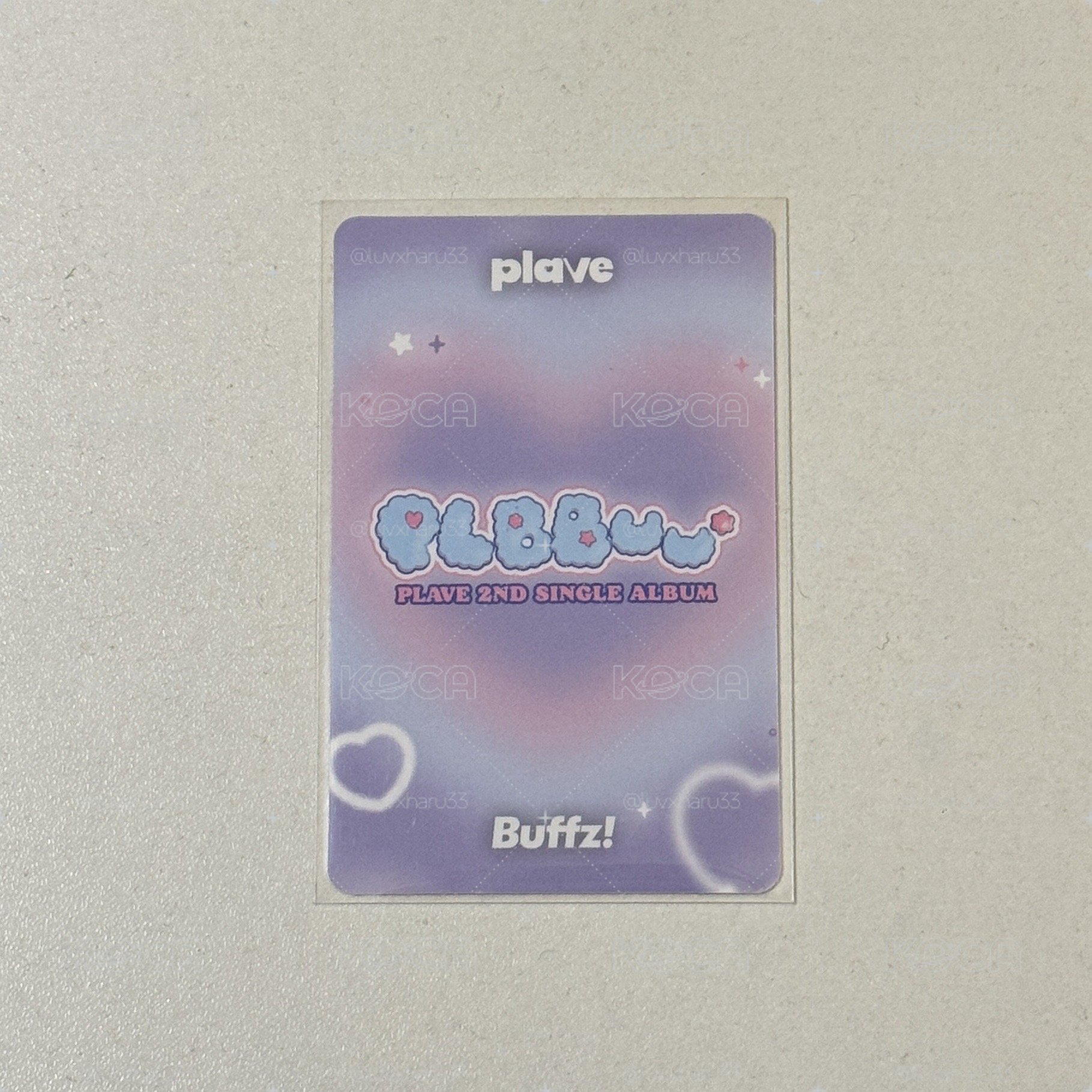 PLBBUU!HAMIN特典卡