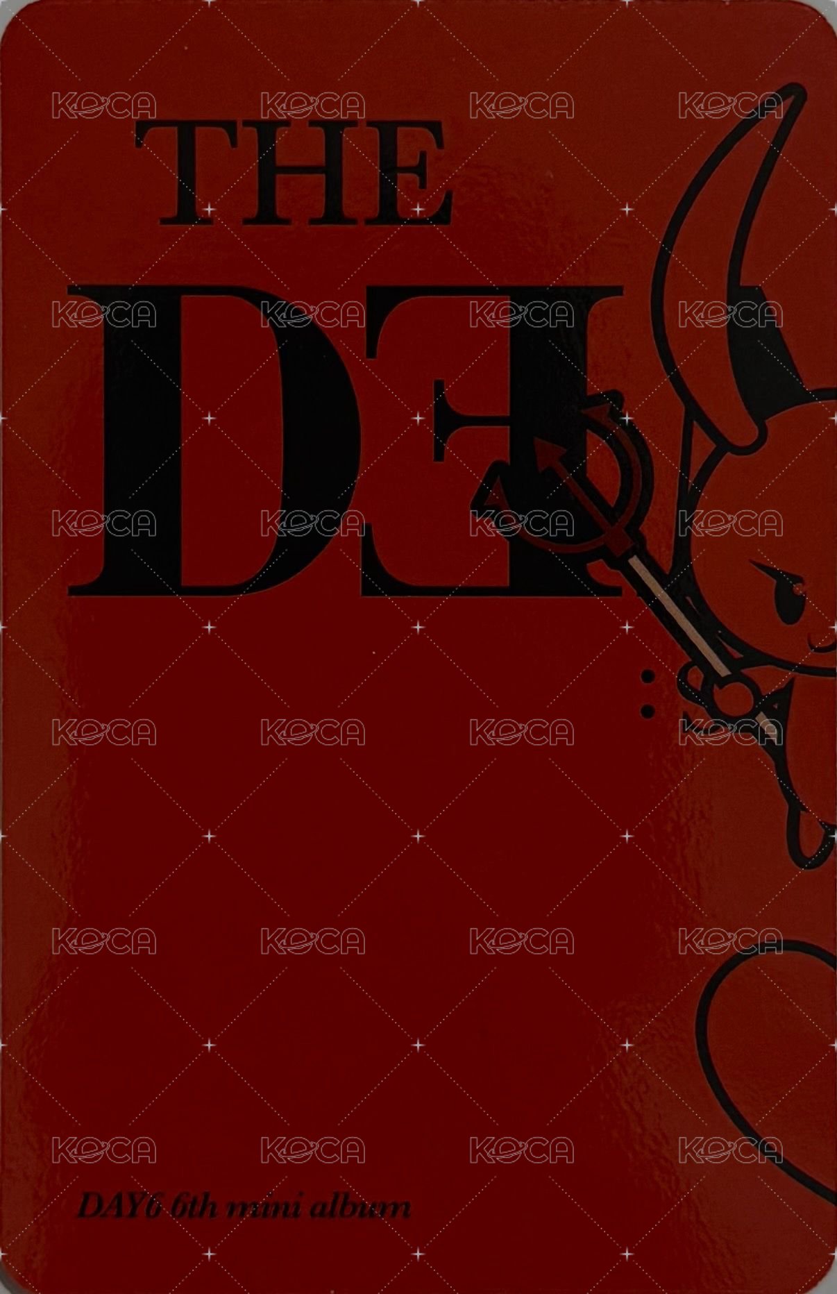 迷六 專輯卡  背面