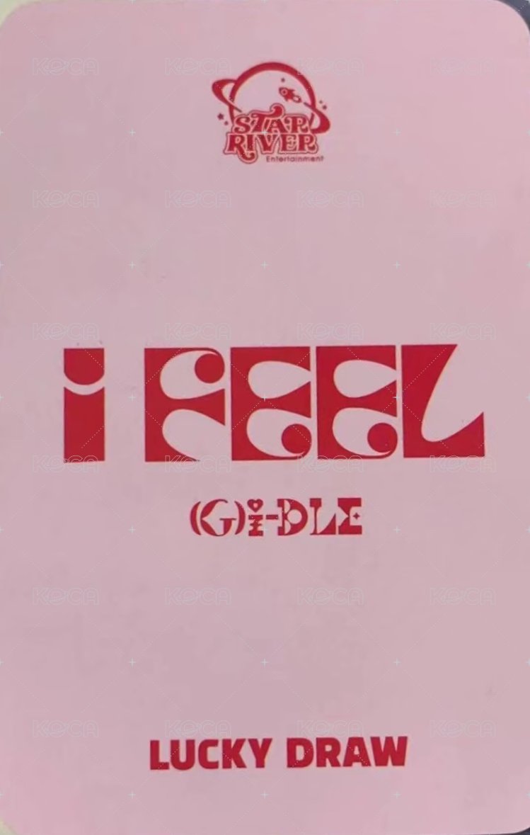 I feel sr 幸運卡 分隊卡 背面