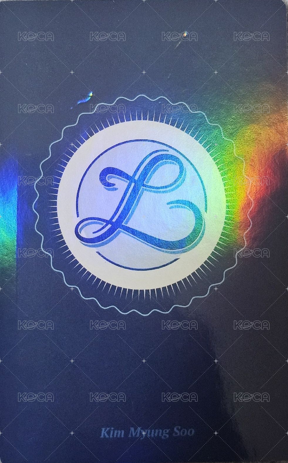 24 中國簽售MD 周邊卡 金屬戒指 背面