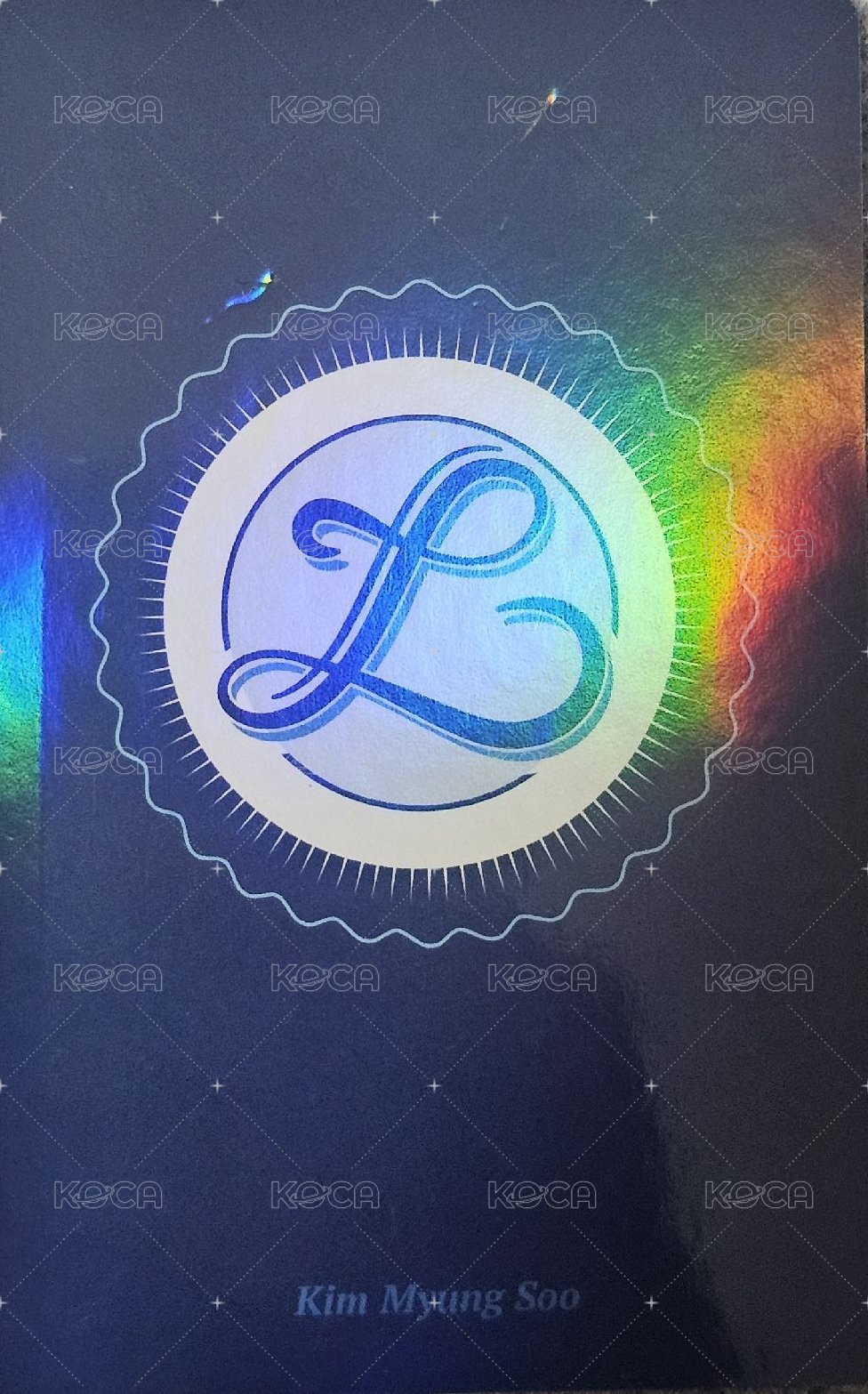 24 中國簽售MD 周邊卡 金屬戒指 背面