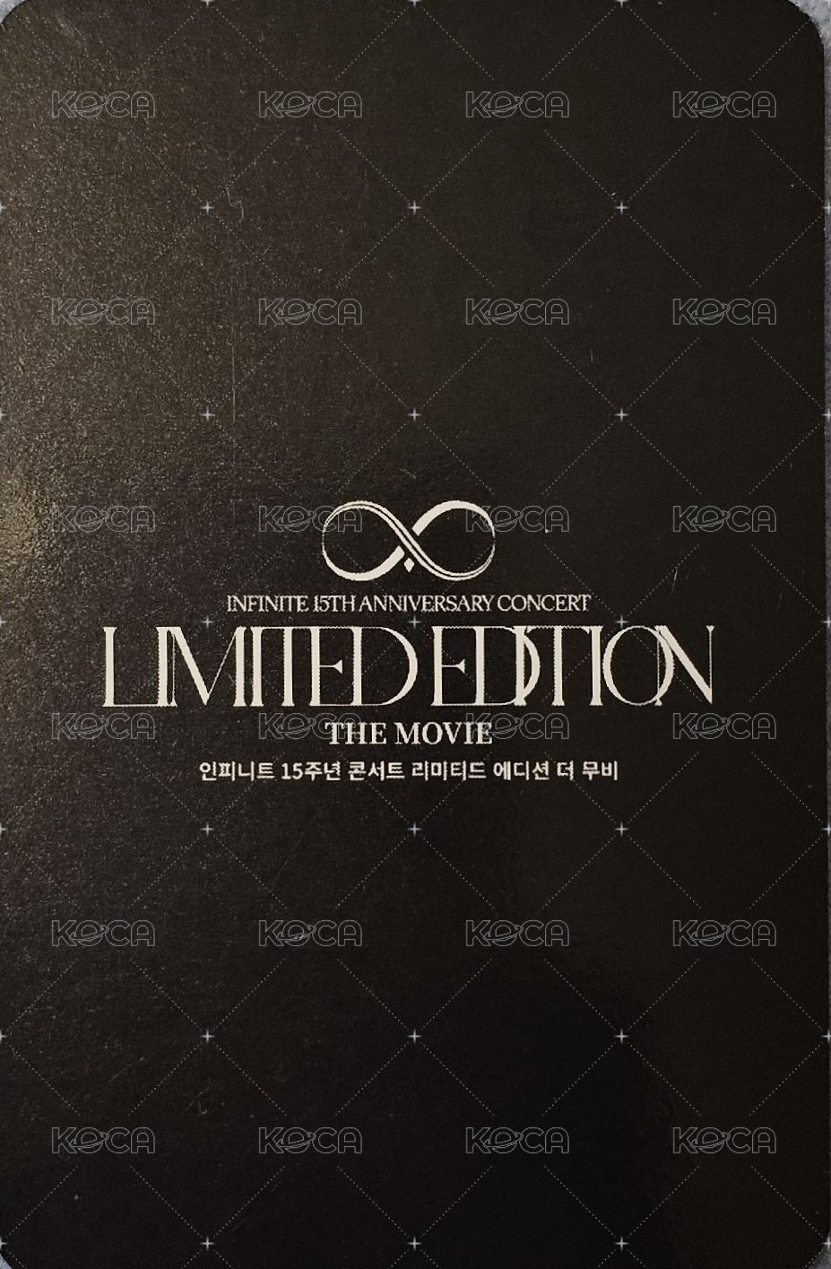 <LIMITED EDITION>THE MOVIE 電影卡  背面