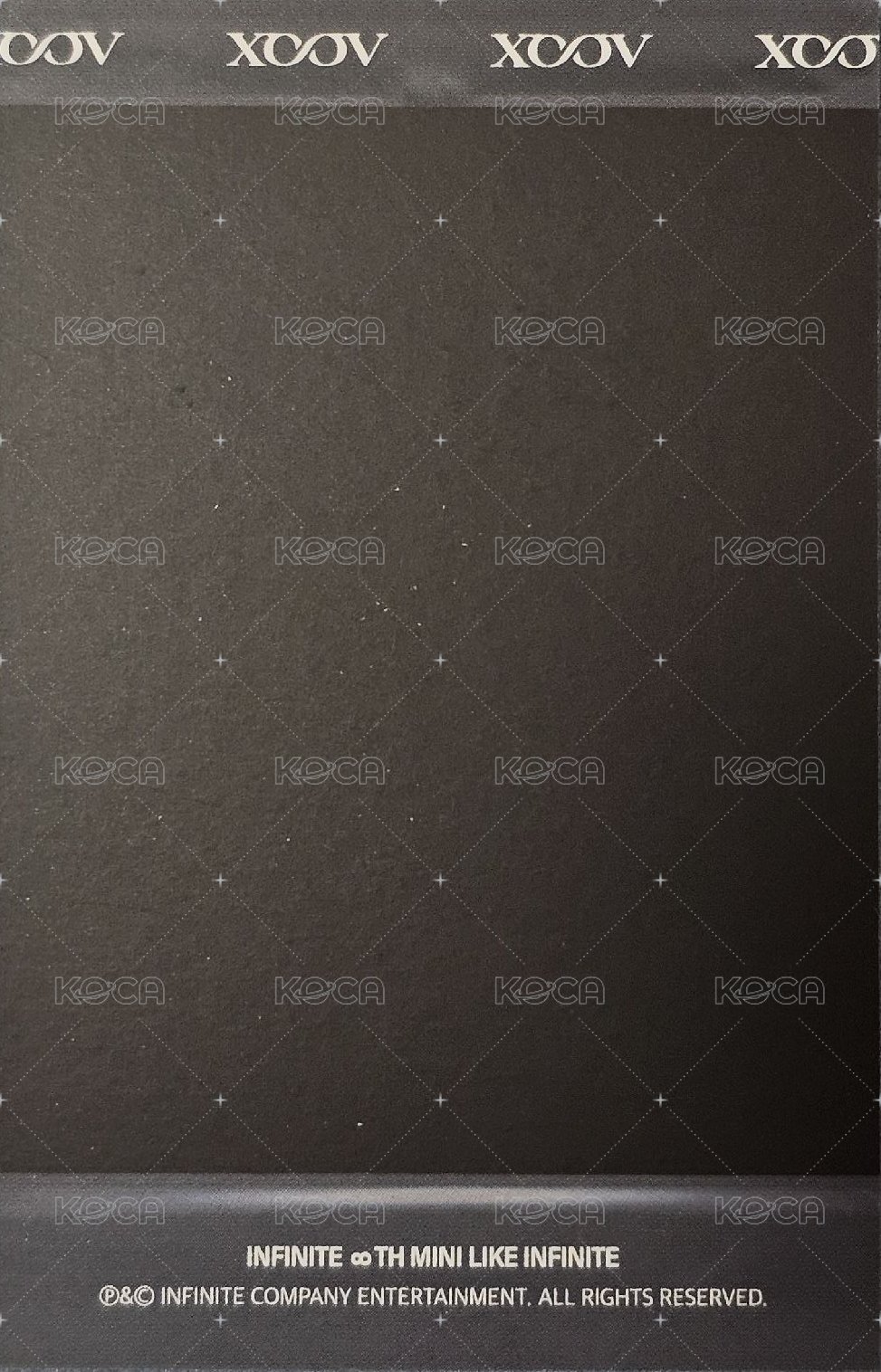 LIKE INFINITE POP-UP STORE 隨機卡 卡包 背面