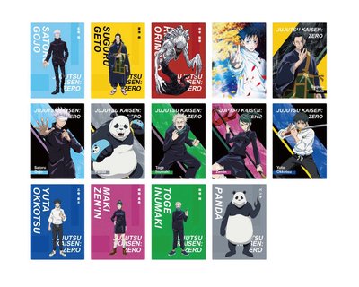 咒術迴戰0 快閃店抽卡機閃卡 夏油傑 狗卷棘 禪院真希 胖達