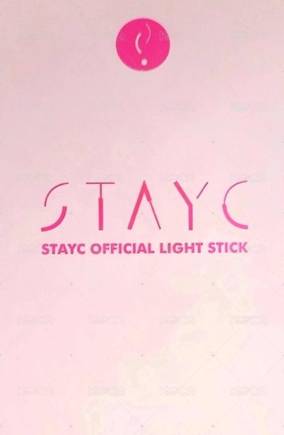 STAYC手燈 周邊卡  背面