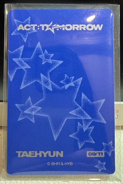 TXT四巡隨機小卡💙顯