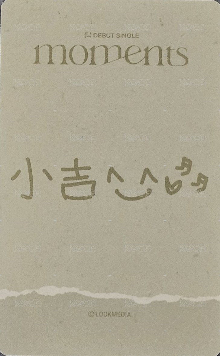 Moments wvs 隨機卡 卡包 背面