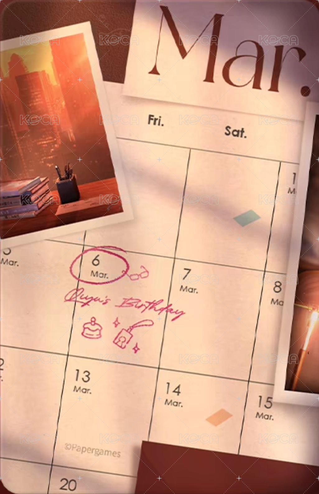 祁煜2026年生日 周邊卡  背面