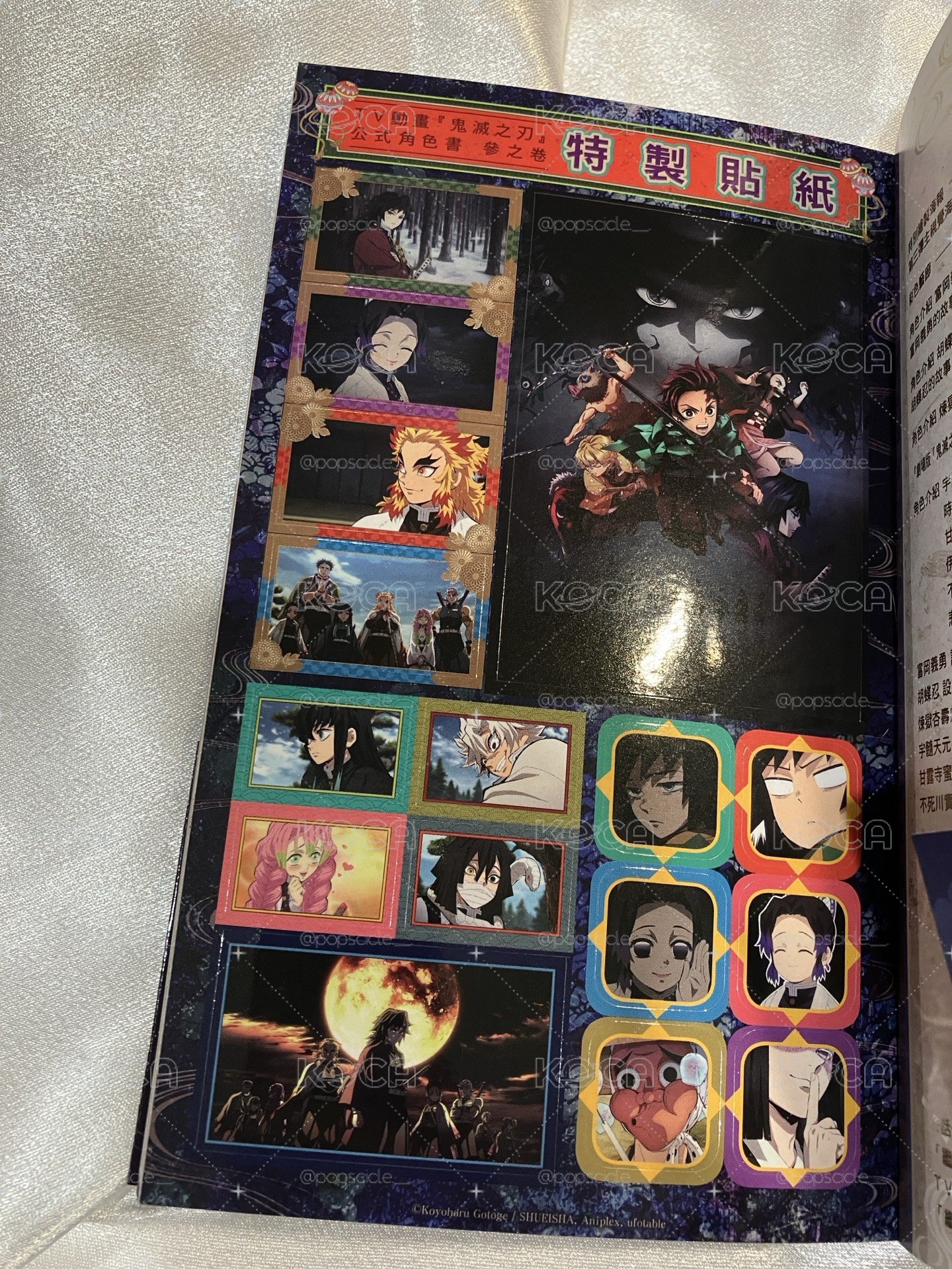 角色公式書含特典