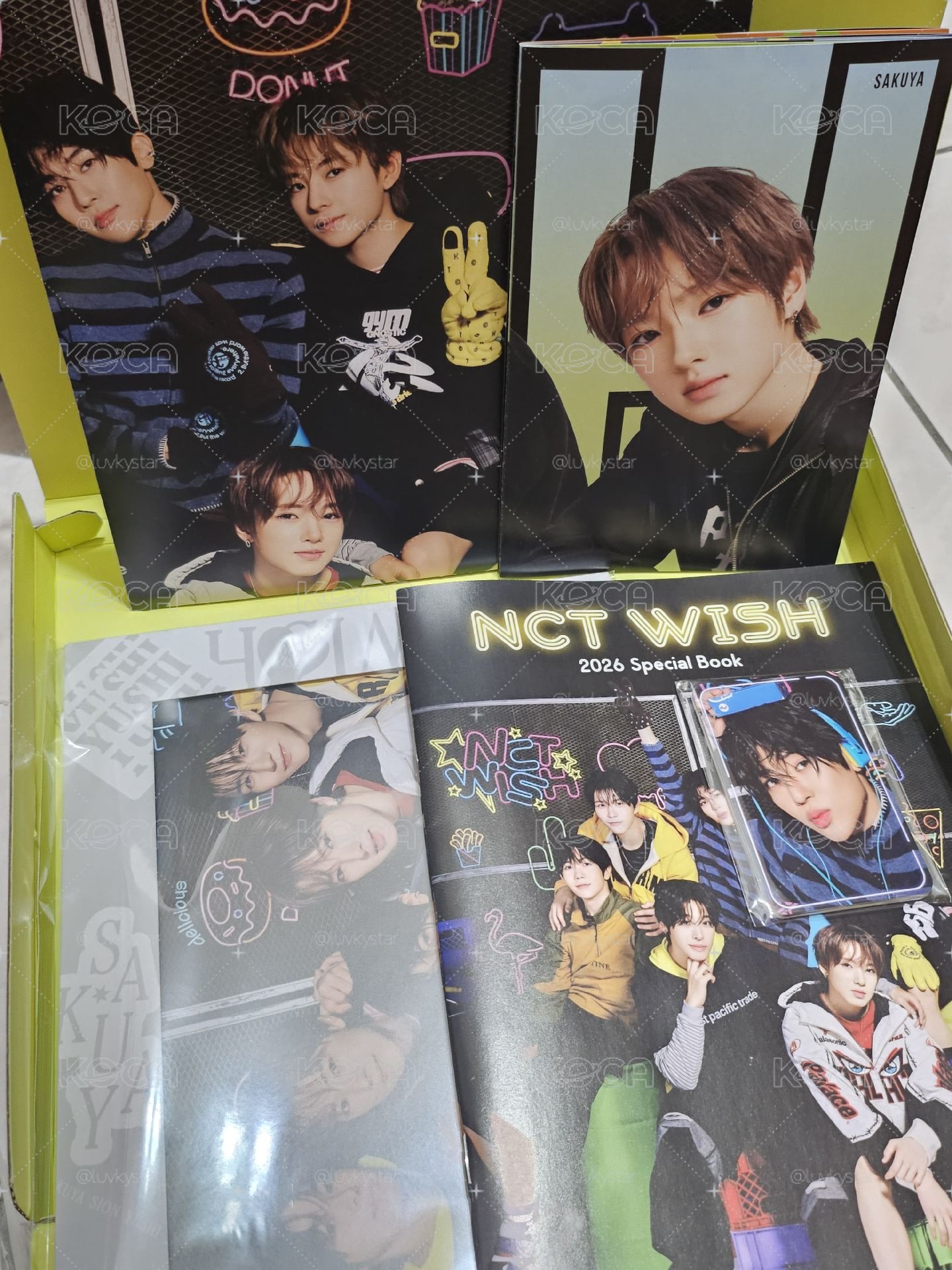 NCT WISH 日咖會員組*不含星星