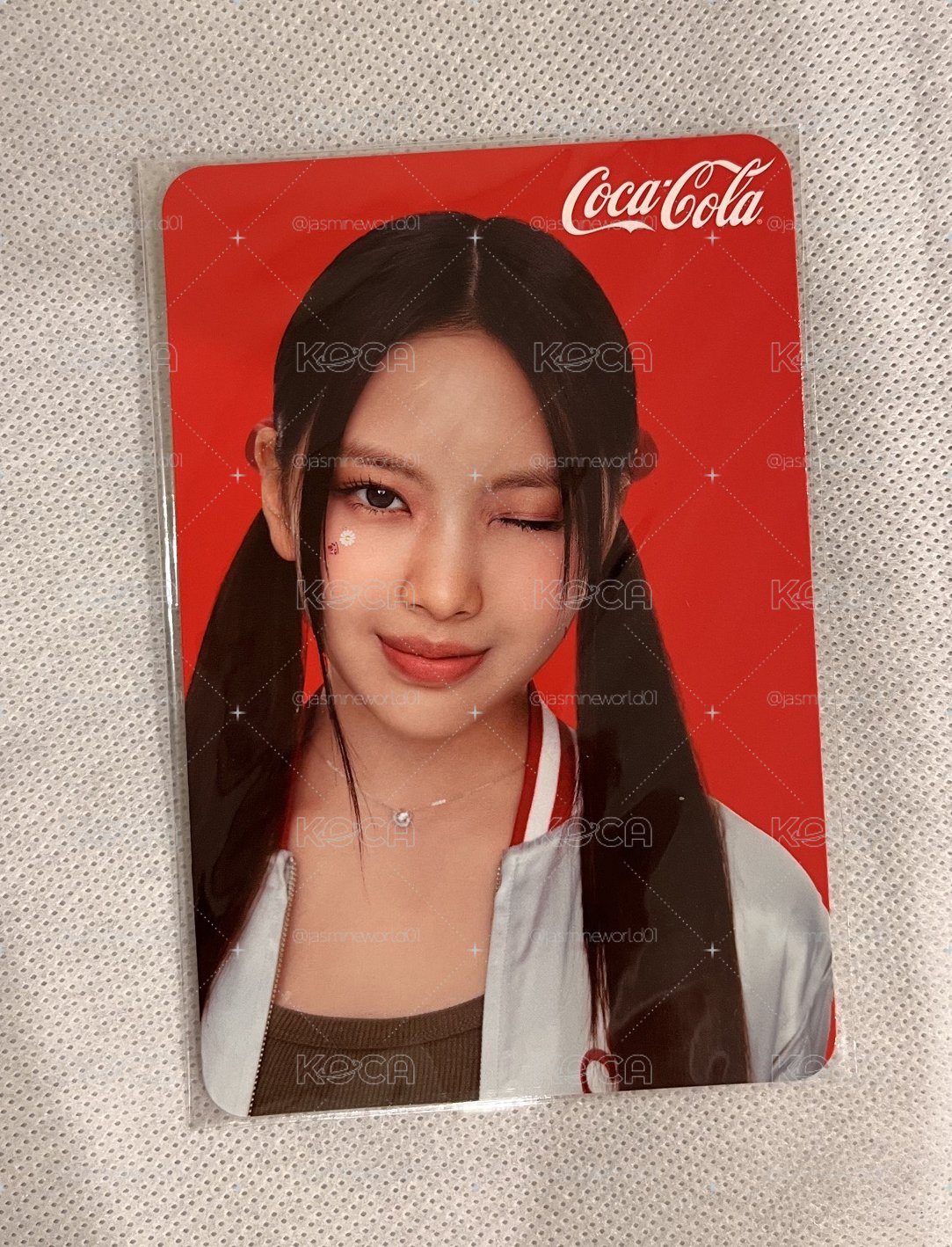 NewJeans Coca-Cola 代言卡 可樂卡