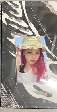 扶草帽小卡+未拆黑封面專