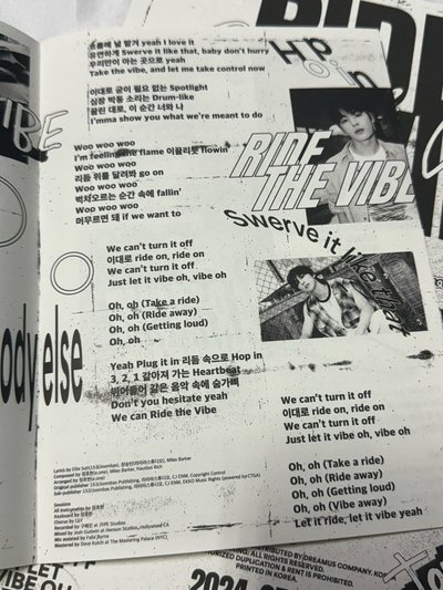 Ride the vibe PAMPHLET+club poster