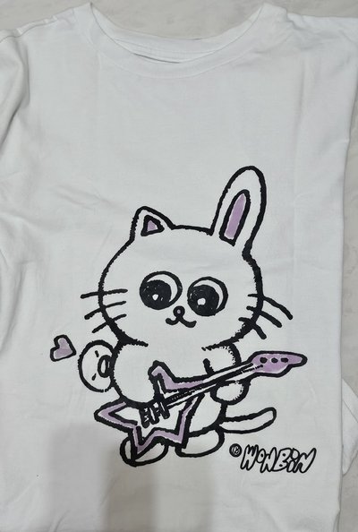 RIIZE Park快閃店限定 客製短T 兔喵鴨 WONBIN ver