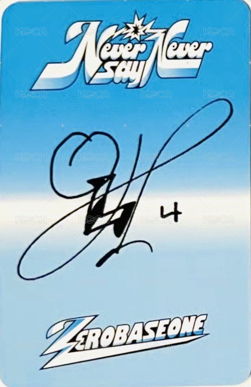 正規一 專輯卡 ICON ver. 01 背面