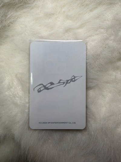 aespa正規一周邊卡 快閃項鍊柚