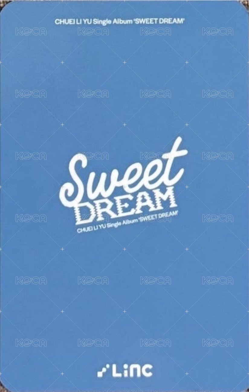 Sweet DREAM linc 線上 簽售卡  背面