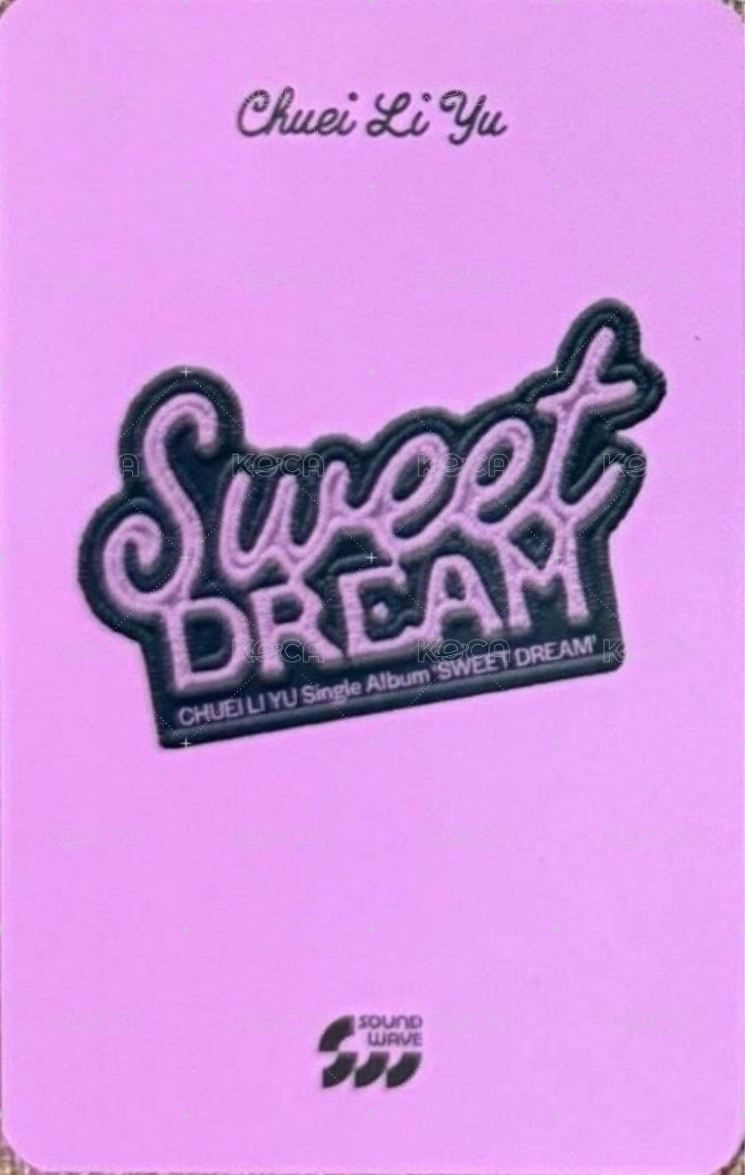 Sweet DREAM sw 線上2.0  簽售卡  背面