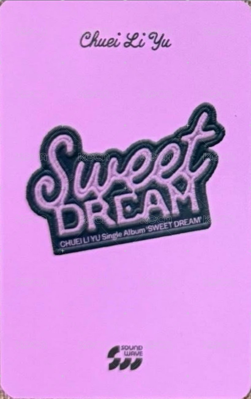 Sweet DREAM sw 線上2.0 簽售卡  背面