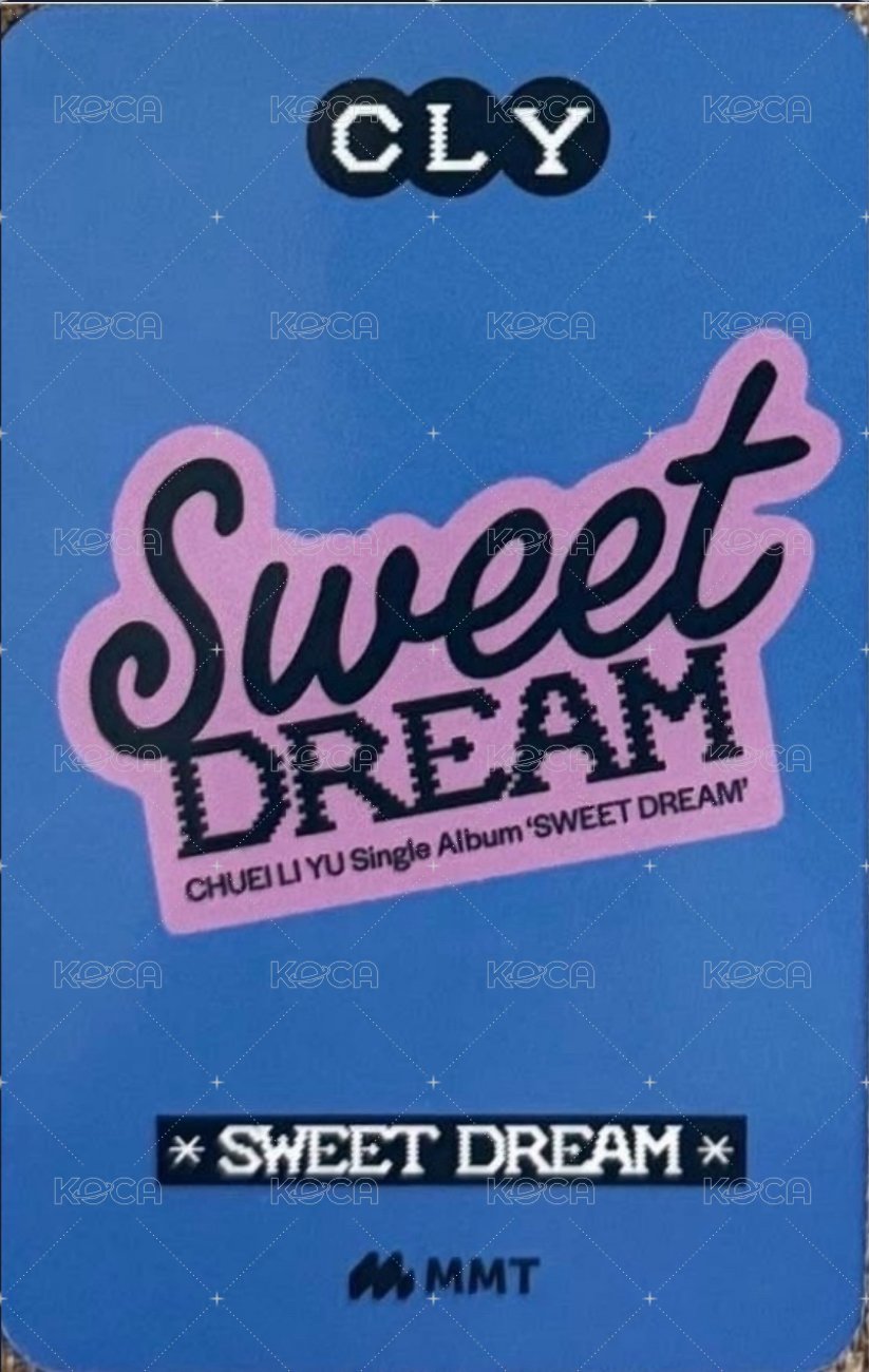 Sweet DREAM mmt 線上 簽售卡  背面
