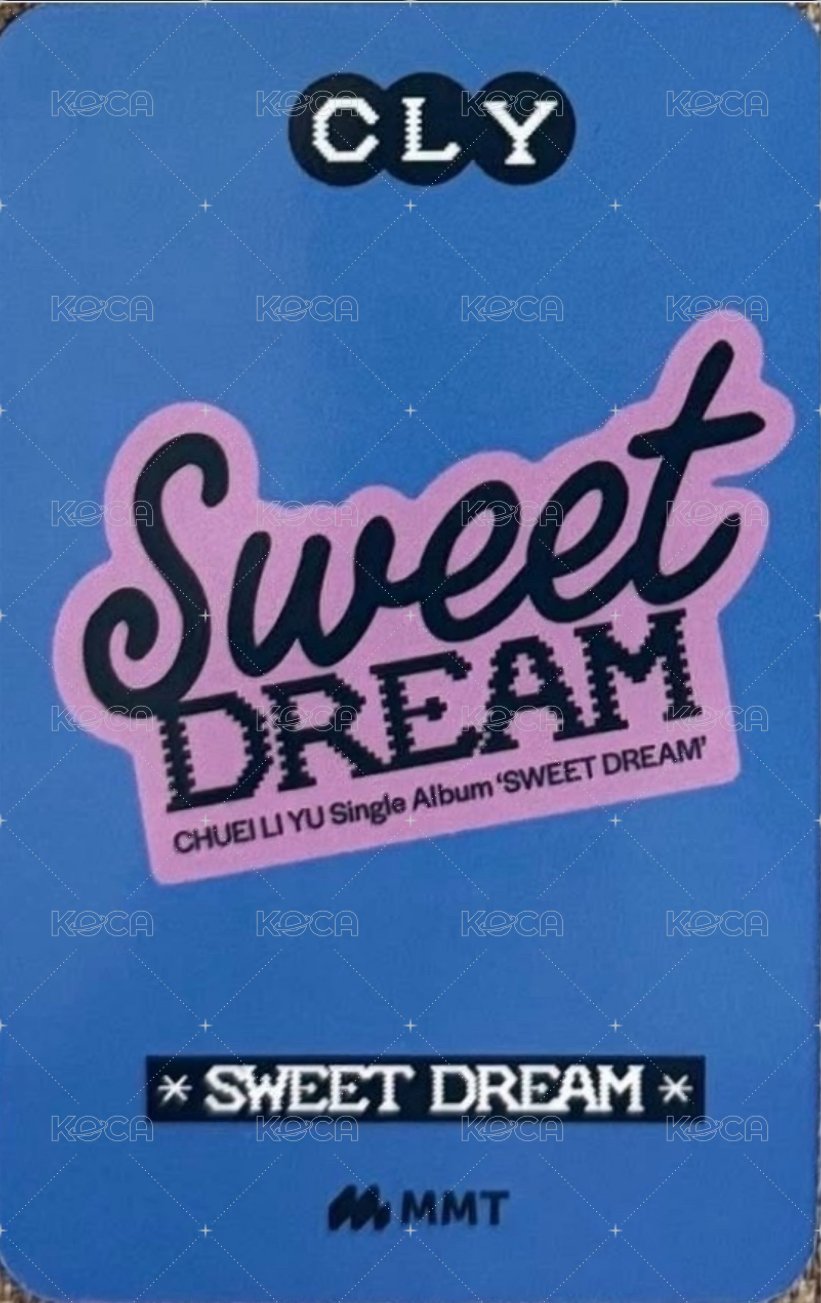 Sweet DREAM mmt 線上 簽售卡  背面