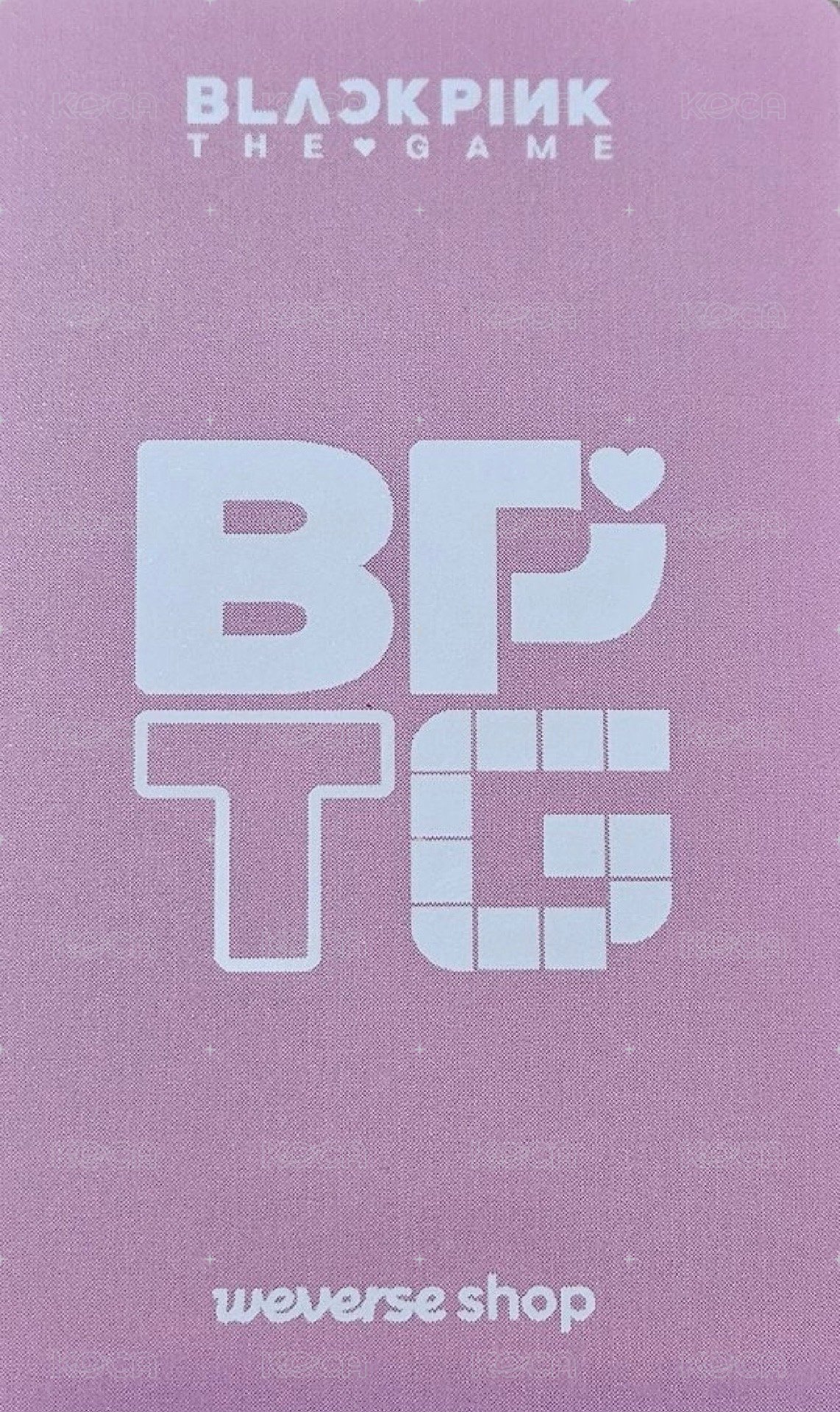 BPTG wvs 特典卡  背面