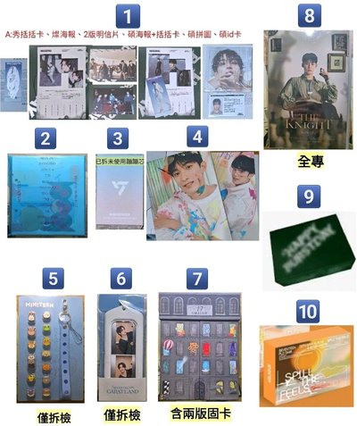 SVT  專輯周邊區