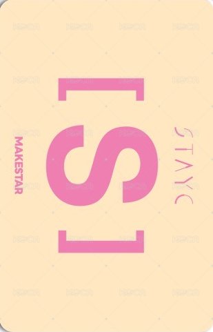 S ms 中簽團卡 抽選卡  背面