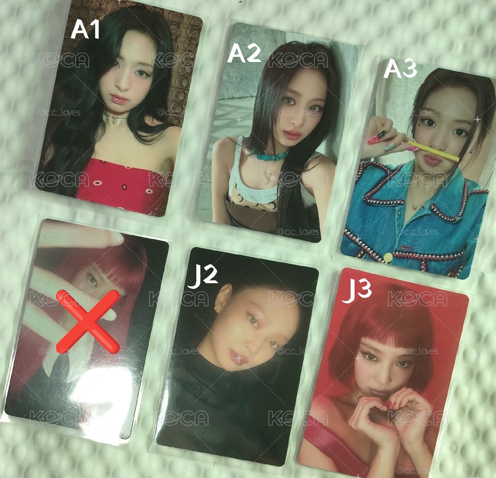 Ahyeon/Jennie專卡