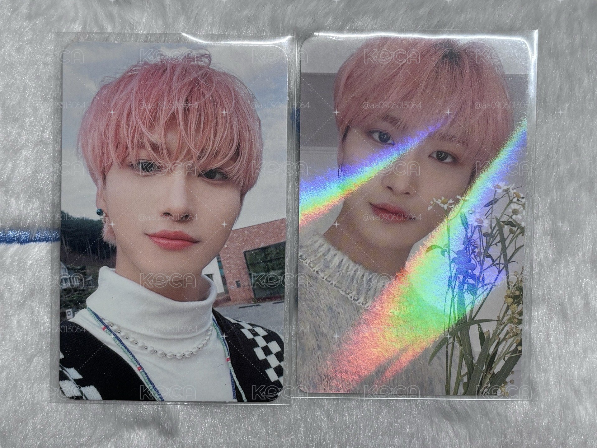ateez 星雜誌卡兩張