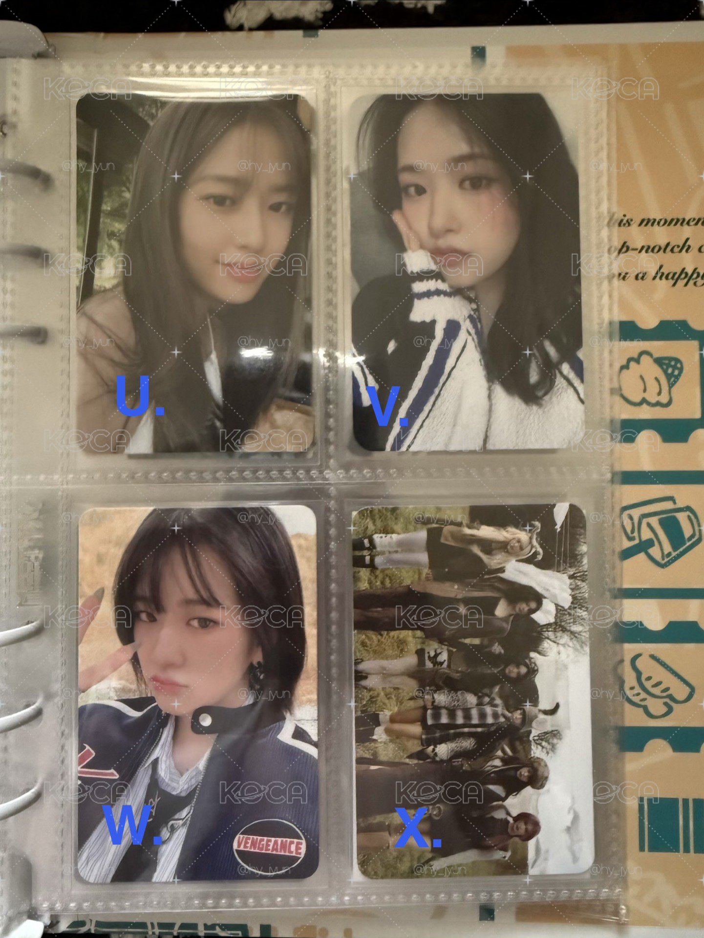 IVE 兪真 Yujn小卡