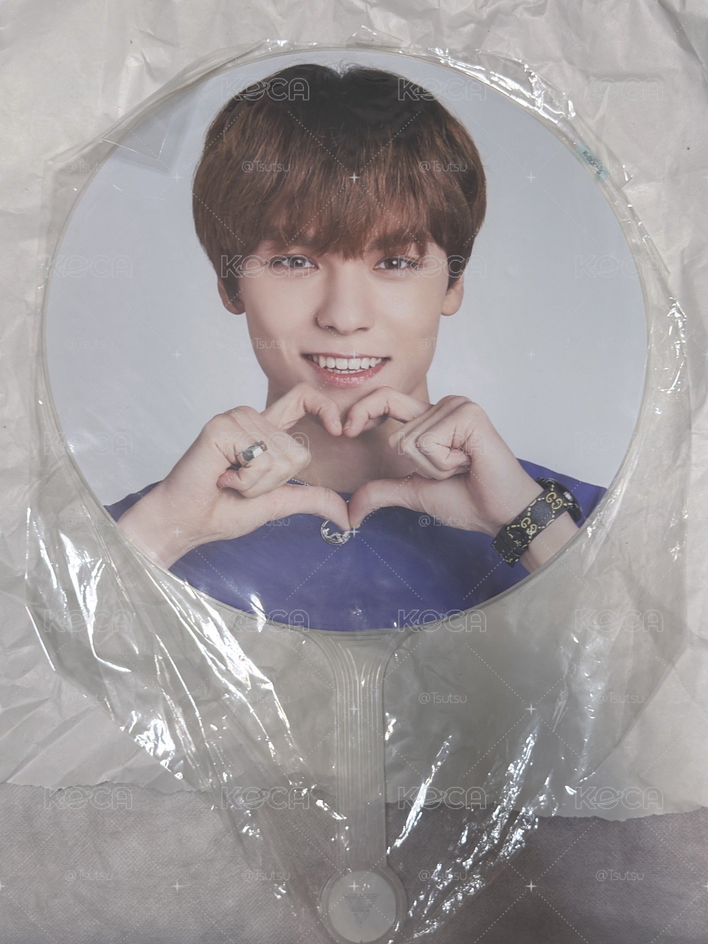 （現貨 紙箱寄出）seventeen 絕版 Vernon 大扇 扇子